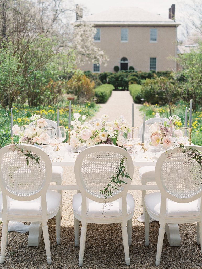 A beautiful French-inspired wedding at Tudor Place in Washington, D.C.